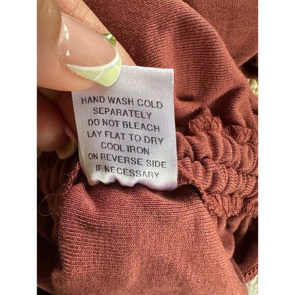 Mable Oversized Dolman Side Ruched Waist Drawstrings Manhattan Knit Dress M - Picture 8 of 8